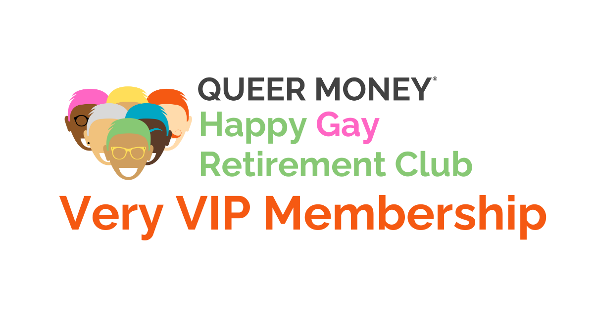 Happy Gay Retirement Club Membership - 1 year membership